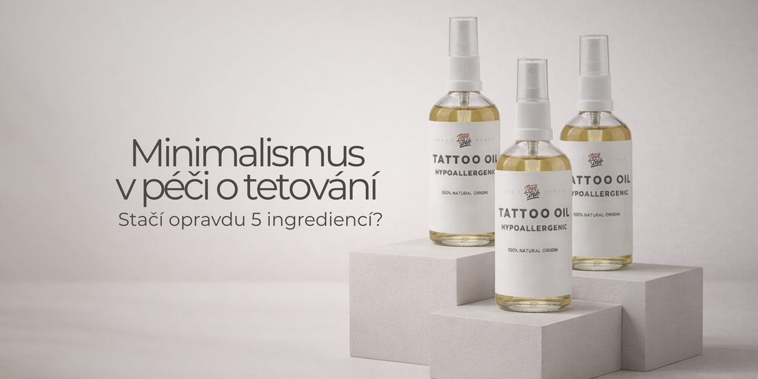 Minimalismus v péči o tetování – stačí opravdu 5 ingrediencí?
