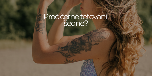 Proč černé tetování šedne?