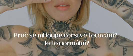 Proč se mi loupe čerstvé tetování? Je to normální?