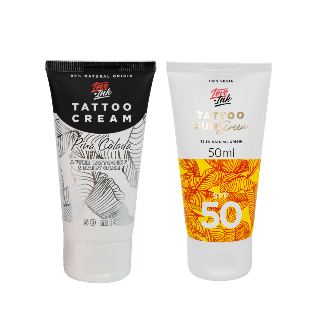 Tattoo Cream Pina Colada & Tattoo sunscreen